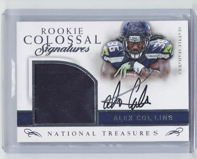 2016 Panini National Treasures #39 Alex Collings RC Jersey Auto #'d /99 - Image 1 of 2