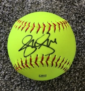 *JENNIE FINCH*FIRMADO*AUTOGRAFIADO*SOFTBOL*EQUIPO EE. UU.*ORO*CERTIFICADO DE AUTENTICIDAD* - Imagen 1 de 5