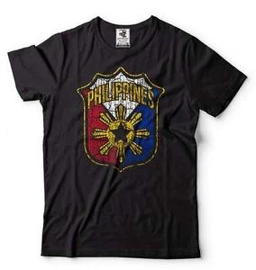 Camisa de campo con logotipo de bandera nacional de Filipinas regalos patrióticos - Imagen 1 de 8
