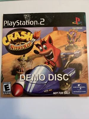 Playstation 2 PS2 Game Crash Nitro Kart Demo Disc Not For Resale - Image 1 of 2