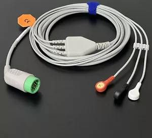Physio Control Lifepak 20 cavo ECG 3 scatto piombo - spedizione lo stesso giorno - Foto 1 di 3