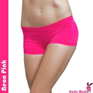 Hot Stretch Seamless Dance Exercise Booty Mini Panties Boy Shorts Brief Spankies - Picture 1 of 21