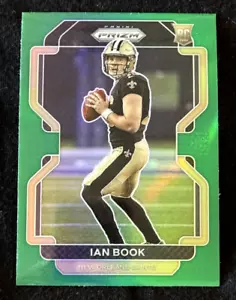 2021 Panini Prizm Ian Book Green Prizm Rookie Card RC #357 New Orleans Saints - Bild 1 von 2