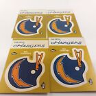Vintage San Diego Chargers 1980's NFL Peel Decal Fleer Stickers Rare