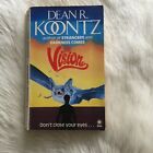 Vintage Dean Koontz THE VISION 1987 1980s Vintage Horror Vintage Bat Book 80s