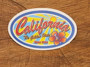 California Laptop Sticker Chromebook Notebook Folder Thermos Water Bottle - Picture 1 of 1