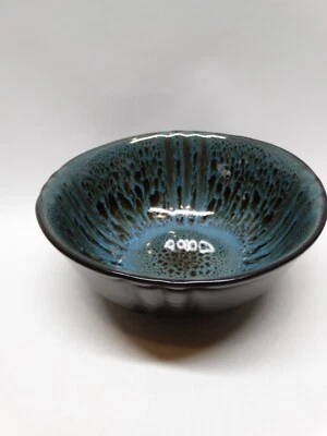 Cuenco de cereal de repuesto de gres azul océano Elama Mystic Waves usado en excelente estado Foto 1 de 4