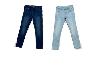 LOT of 2 Girls Stretch Denim Skinny Jeans-Wonder Nation Size 8 NWOT - Picture 1 of 5