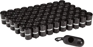 Leakproof Dog Poop Bags with Dispenser, 300 Count, Unscented, Leash Clip 20-P - Picture 1 of 6