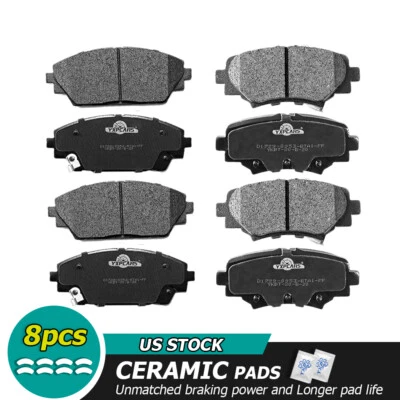 适用于 2014 年 2016 年马自达 3 运动、前后陶瓷碟刹垫 — 第 1/4 张图片