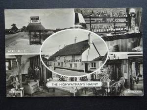 Devon Chudleigh multiview THE HUNTSMANS HAUNT inc CIDER PRESS c1950s RP Postcard - Picture 1 of 2