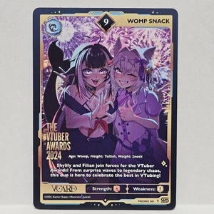 Gamer Supps VCard Vtuber Awards 2024 Promo Card 001 - Womp Snack - FULL ART 9 - Picture 1 of 2