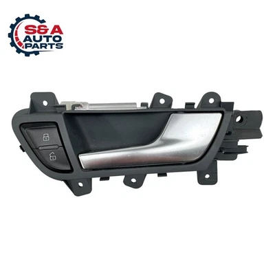 2009-2016 AUDI A4 S4 A4 S4 REAR RIGHT INTERIOR DOOR HANDLE W/ LOCK BUTTON 8K0837 Foto 1 de 3