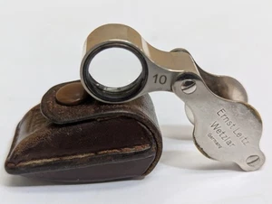 Old Vintage ERNST LEITZ WETZLAR (Leica) 10x Hand Loupe, Magnifier - Picture 1 of 17