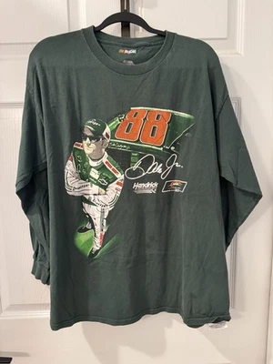 Camisa NASCAR Dale Earnhardt #88 Manga Larga Dieta Mountain Dew Verde Talla XL Foto 1 de 4