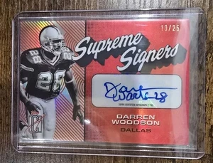 Darren Woodson 2024 Topps Signature Class #SS-DW Supreme Signers Auto /25 SSP - Picture 1 of 2