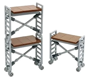 Building Block Set Two Layer Shelf Sentry Tower  Stairs Military Scaffolding  - Picture 1 of 6