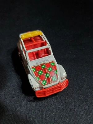(1255) Majorette citroën  1:60 -  blanc made in France - Photo 1/4