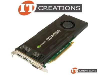 HP NVIDIA QUADRO K4000 GPU 3GB 768 CORES GRAPHICS PROCESSING UNIT C2J94AT-HP - Image 1 of 2