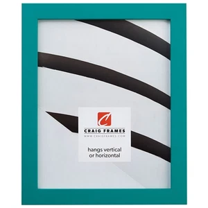 Confetti, Modern Teal Blue Picture Frame, 8 x 10 Inch - Bild 1 von 4