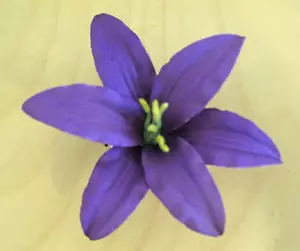 3,5 Zoll Heiß Lila Lilie Seide Blume Haarspange, Pin Up, Hochsteckfrisur - Bild 1 von 1