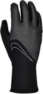 NIKE THERMA-FIT RUNNING GLOVES Womens Gloves Black Large - Picture 1 of 3