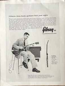 Original Early 70's? Gibson ES-335 Guitar Dealer Promotional Flyer 8.5"x11 - Picture 1 of 1