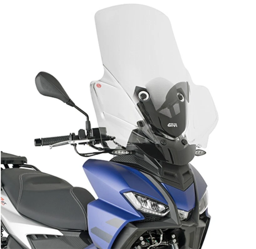 6711DT - Parabrezza Givi trasparente 74x61cm Aprilia SR 125 GT (22-23)