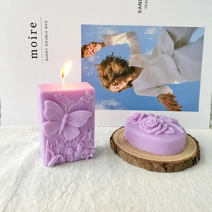 DIY Soap Mold Silicone Craft Flower Soap Making Mould Candle Resin Handmade Mold - Picture 1 of 7