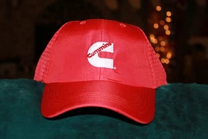Cummins Red Trucker Hat – White Embroidered Logo – Strapback – New with Tags! - Picture 1 of 7