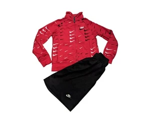 Nike Youth Size 4-5 Set Full Zip Athletic Jacket And Athletic Shorts (Lot 7) - Picture 1 of 7