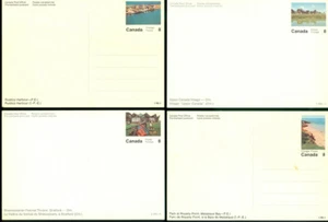 4 PRESTAMPED CANADIAN POSTCARDS - Bild 1 von 1