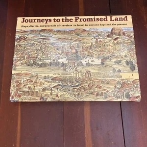 Journeys to the Promised Land Book Maps Diaries Of Travelers To Israel Vintage - Picture 1 of 23