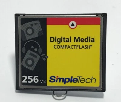 SimpleTech STI-CF/256 256 MB CompactFlash Card - Image 1 of 2