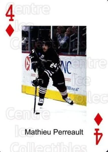 2009-10 Hershey Bears Playing Card #4 Mathieu Perreault - Picture 1 of 1