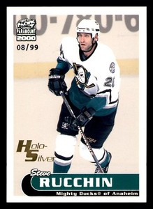 1999-00 Pacific Paramount Holo-Silver #6 Steve Rucchin #8/99