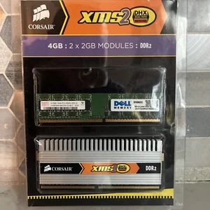 Corsair 4 GB XMS2 DHX DIMM DDR2 SDRAM Memory (M85096) Brand New Dualpath - Picture 1 of 5