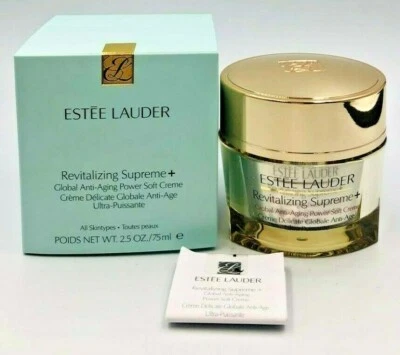 Crema suave Estee Lauder Revitalizing Supreme+ Global Anti-Aging Power 2,5 oz nueva en caja Foto 1 de 3