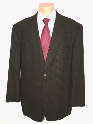 MONSIEUR BY GIVECHY HOMBRE BLAZER 42R UN BOTÓN ABRIGO DEPORTIVO TRAJE CHAQUETA VINTAGE Foto 1 de 4