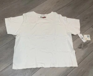 NWT Susan Bristol Casuals Vintage Women’s T-Top Shirt Ivory 100% Soft Cotton 3W - Picture 1 of 10