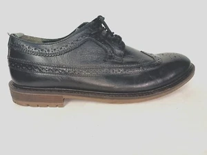 Silver Street Downing Black Leather Oxford Brogues Size UK 12 #55 - Picture 1 of 10