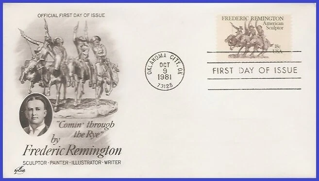 USA4 #1934 U/A ARTCRAFT FDC   Frederic Remington - Image 1 of 1