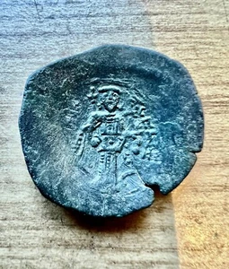 Manuel I Comnenus 1143-1180 AD. Constantinople, billon aspron trachy. 28.4 mm - Picture 1 of 2