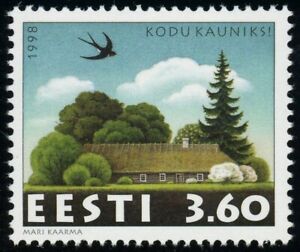 Estonia #344 Beautiful Homes Year 3.60K Postage Stamp 1998 Mint LH