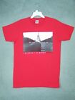Friends Of Al Weiwei Flip Bird Eiffel Tower Adult Medium Red Graphic Tee Shirt