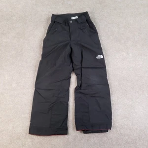 North Face Pants Boys Small Black DryVent Insulated Waterproof Ski Snow EZ Grow - Picture 1 of 18