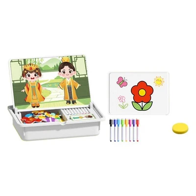 Magnetic Puzzles Face Dress Up Preschool Educational Toy for Kids 3-6 Year $ - Image 1 of 4