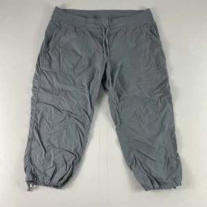 Pantalones North Face Para Mujer 2XL Gris Corto Cordón Elástico Exterior Senderismo Bolsillo - Imagen 1 de 16