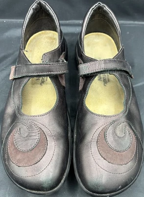 Zapatos planos cómodos Mary Jane Naot Matai EU 41 US 10 de cuero púrpura metálico Foto 1 de 4