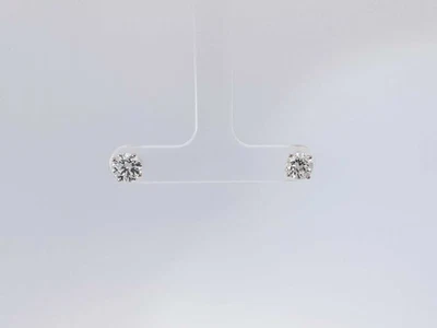 Aretes de oro amarillo de 14 k con diamantes cultivados en laboratorio de 1,50 quilates 1 gramo Aa0725oepsa Foto 1 de 4